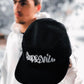 BLACK/SILVER G&E 5-PANEL HAT